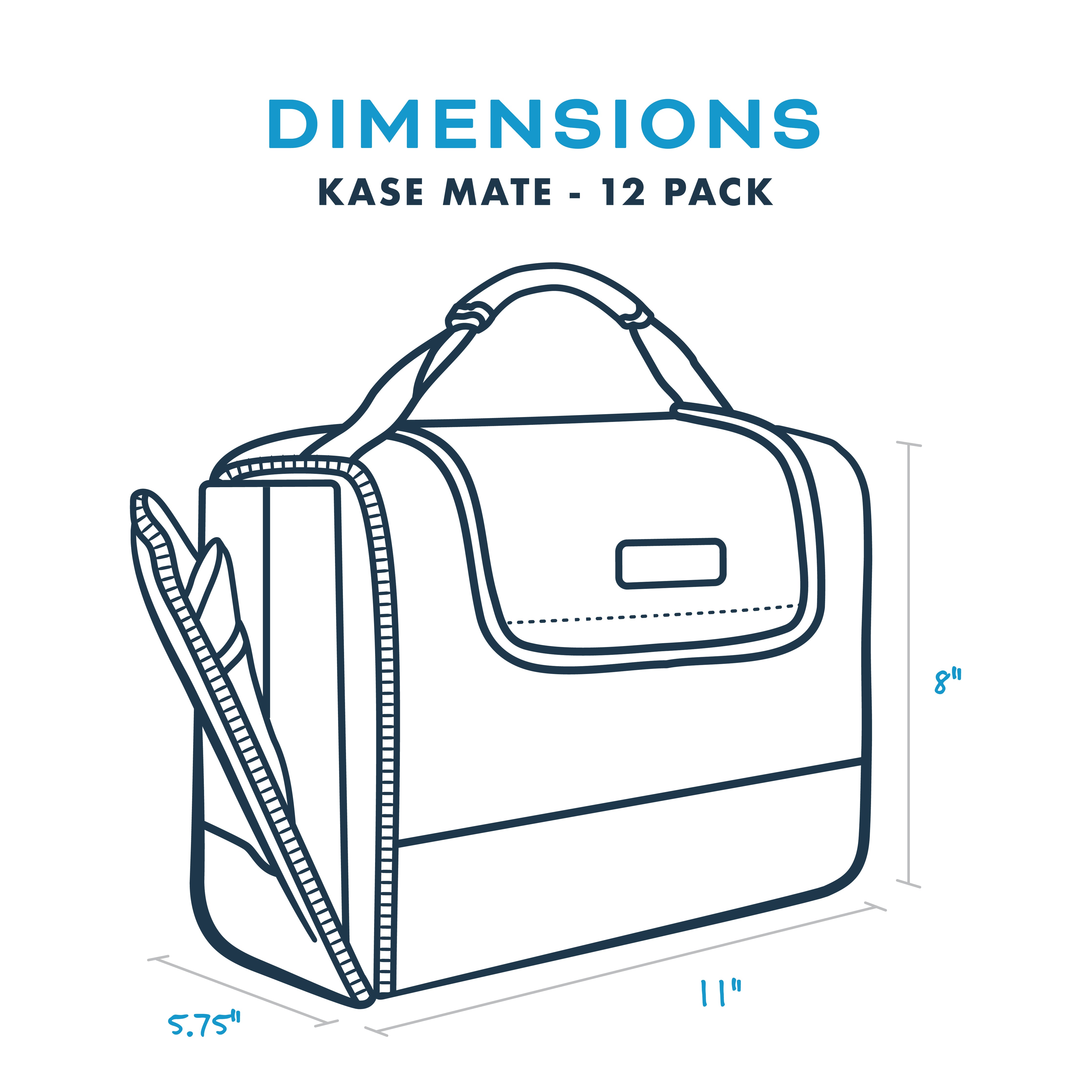 Midnight 12-Pack Kase Mate – Kanga Coolers Canada